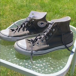 Converse high top sneakers.
